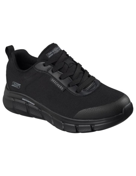 Skechers Men's Waterproof Shoes BOBS B FLEX RAIN EDGE 118111BBK BLACK