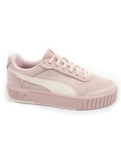 Puma women's sports shoes Carina Mia SD powder pink leather comfortable sneakers