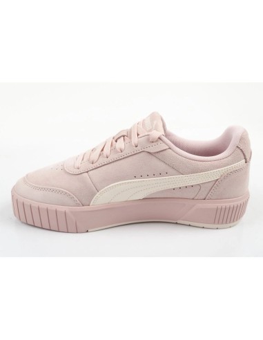 Puma women's sports shoes Carina Mia SD powder pink leather comfortable sneakers