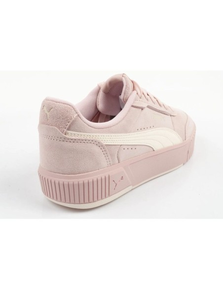 Puma women's sports shoes Carina Mia SD powder pink leather comfortable sneakers