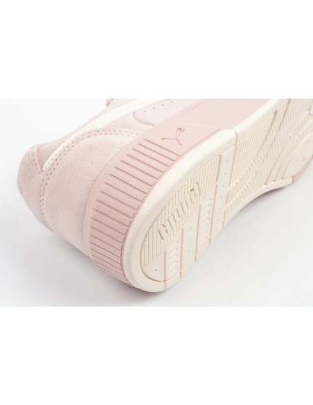 Puma women's sports shoes Carina Mia SD powder pink leather comfortable sneakers