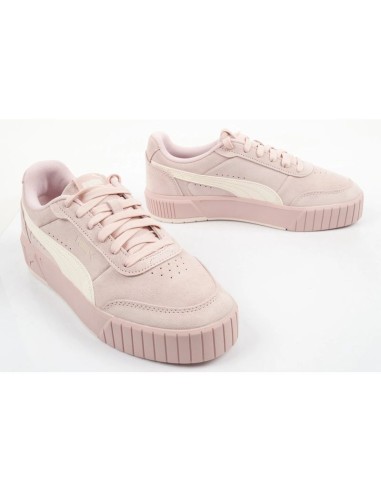 Puma women's sports shoes Carina Mia SD powder pink leather comfortable sneakers