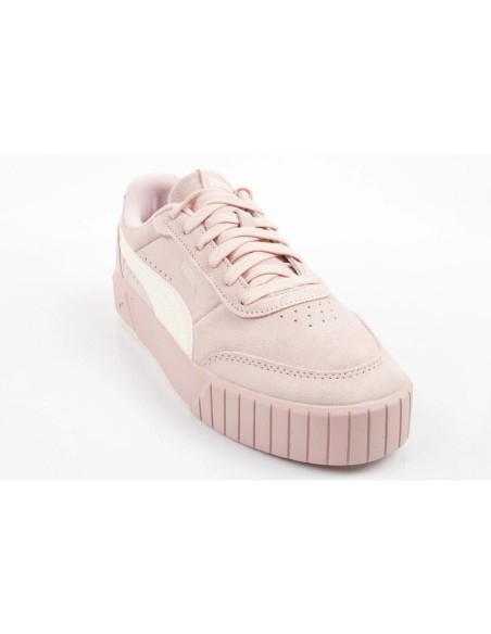 Puma women's sports shoes Carina Mia SD powder pink leather comfortable sneakers