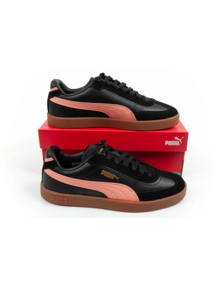Puma women's sports shoes CLub II Era sneakers black fashionable leather