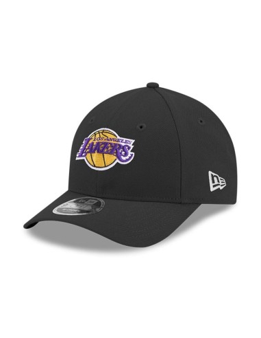 New Era 9FORTY Los Angeles Lakers NBA Team MCrown Black Snapback Cap 60755479
