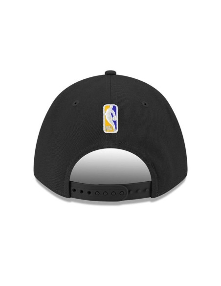New Era 9FORTY Los Angeles Lakers NBA Team MCrown Black Snapback Cap 60755479