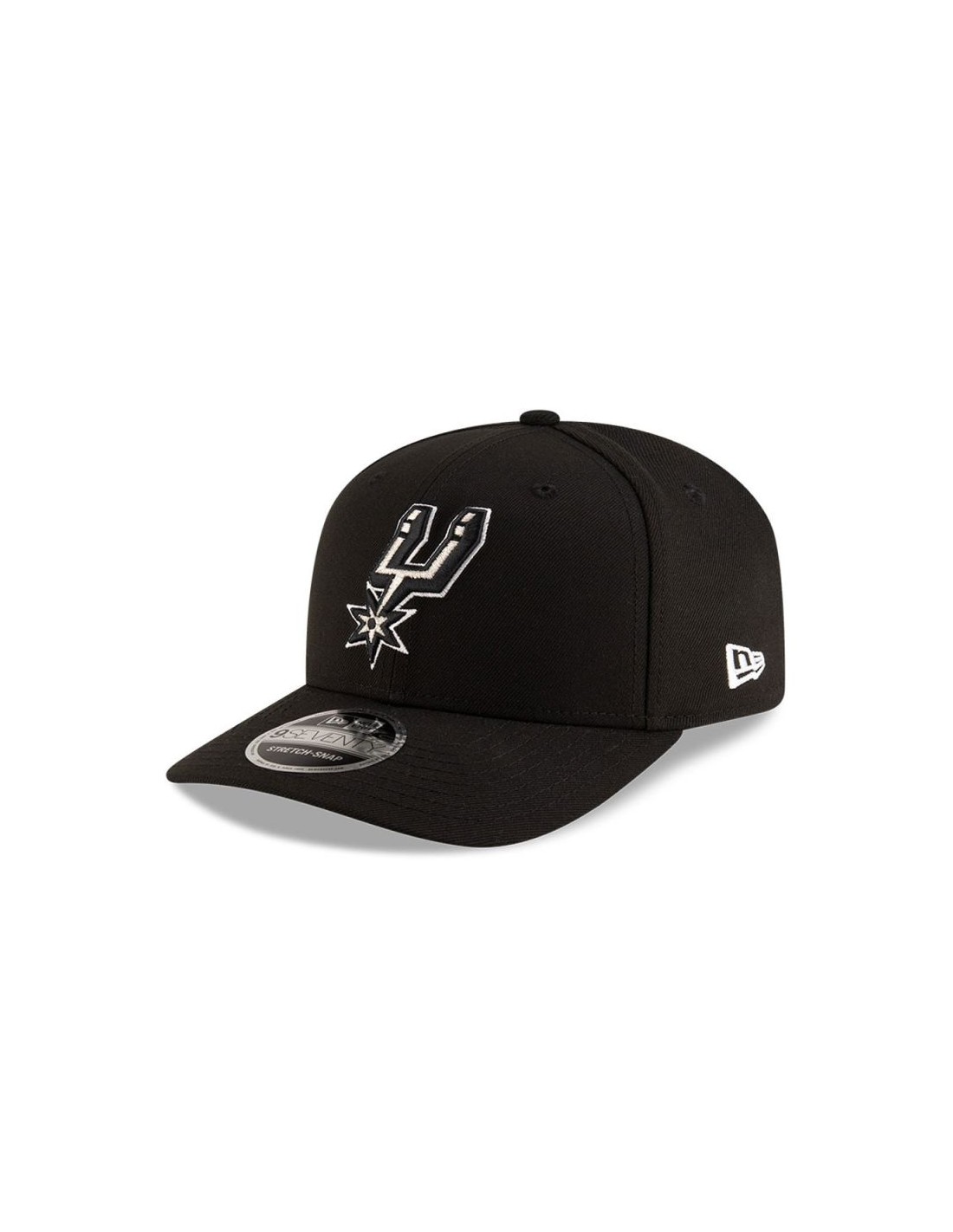 New Era 9SEVENTY San Antonio Spurs NBA Team Black Stretch Snapback Cap 60755445