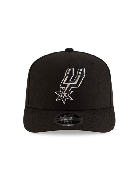 New Era 9SEVENTY San Antonio Spurs NBA Team Black Stretch Snapback Cap 60755445