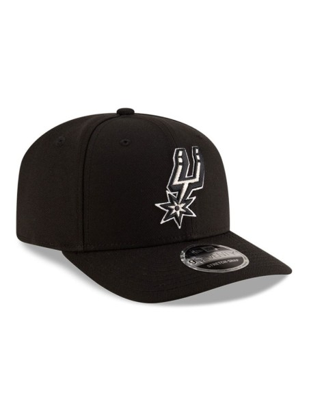 New Era 9SEVENTY San Antonio Spurs NBA Team Black Stretch Snapback Cap 60755445