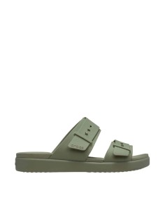 Crocs Brooklyn Buckle Low Women's Slides Green 211215 3BX