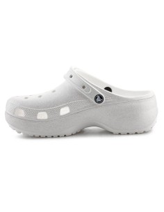 Crocs Classic Platform Glitter Clog W 2072410WV Chalk