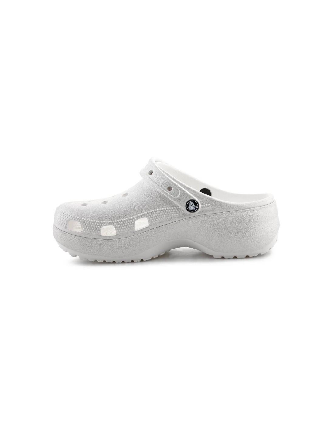 Crocs Classic Platform Glitter Clog W 2072410WV Chalk
