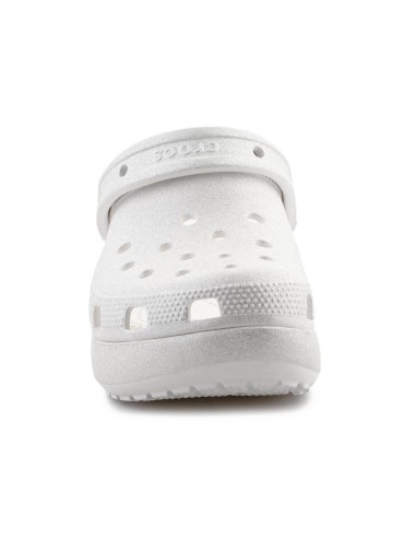 Crocs Classic Platform Glitter Clog W 2072410WV Chalk