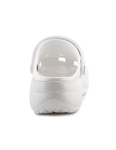 Crocs Classic Platform Glitter Clog W 2072410WV Chalk