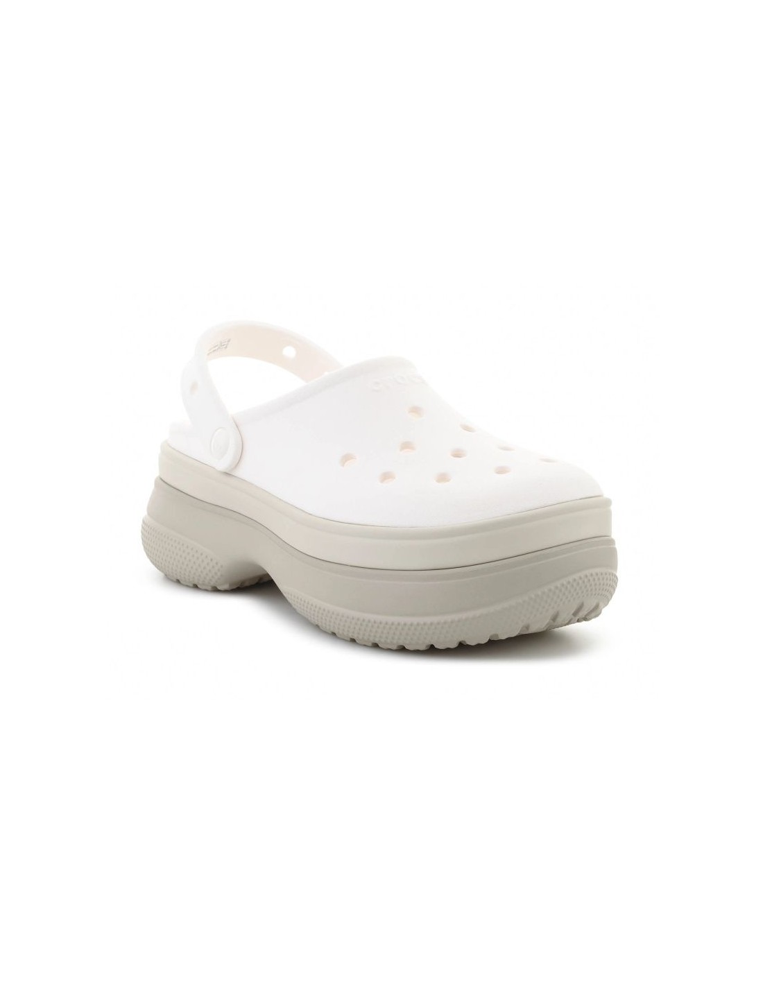 CROCS CLASSIC STACKED CLOG CHALK 2113550WV