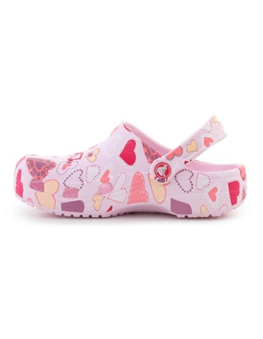 CROCS CLASSIC VDAY CLOG KIDS PINK MILKHEARTS 2097547CI