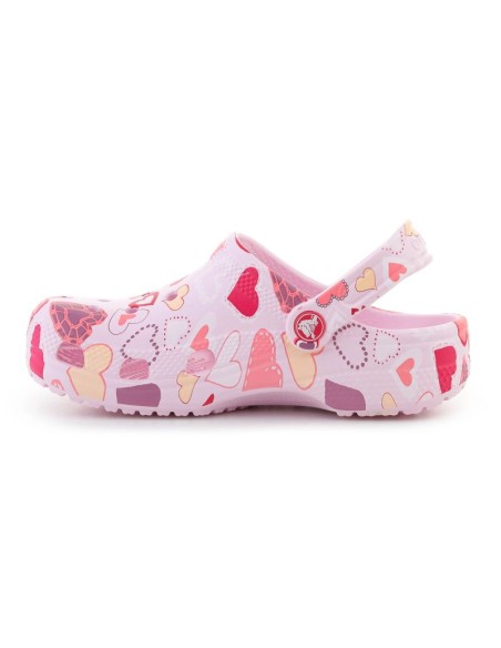 CROCS CLASSIC VDAY CLOG KIDS PINK MILKHEARTS 2097547CI