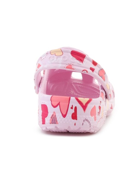 CROCS CLASSIC VDAY CLOG KIDS PINK MILKHEARTS 2097547CI