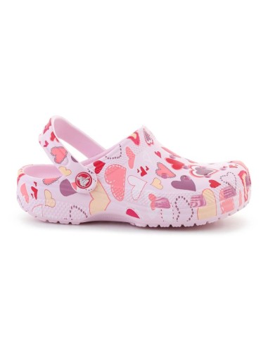 CROCS CLASSIC VDAY CLOG KIDS PINK MILKHEARTS 2097547CI