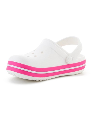 CROCS CROCBAND KIDS CLOG WHITEPINK CRUSH 2070066WU
