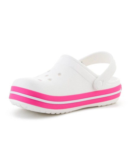 CROCS CROCBAND KIDS CLOG WHITEPINK CRUSH 2070066WU