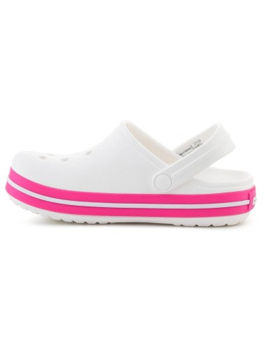 CROCS CROCBAND KIDS CLOG WHITEPINK CRUSH 2070066WU