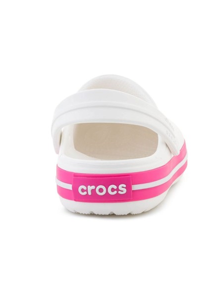 CROCS CROCBAND KIDS CLOG WHITEPINK CRUSH 2070066WU