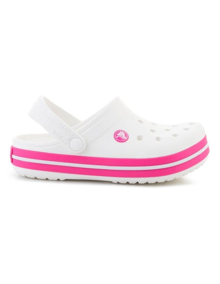 CROCS CROCBAND KIDS CLOG WHITEPINK CRUSH 2070066WU