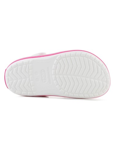 CROCS CROCBAND KIDS CLOG WHITEPINK CRUSH 2070066WU