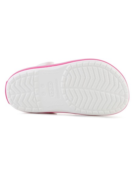 CROCS CROCBAND KIDS CLOG WHITEPINK CRUSH 2070066WU