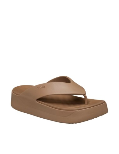 Crocs Getaway Platform Flip Women's Sandals Brown 209410 2JJ