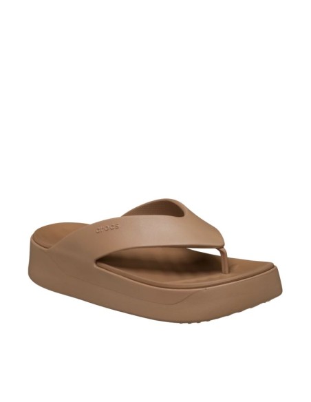 Crocs Getaway Platform Flip Women's Sandals Brown 209410 2JJ