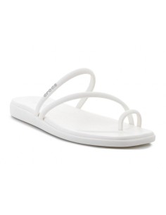 CROCS MIAMI TOE LOOP SANDAL IN CHALK 2098620WV