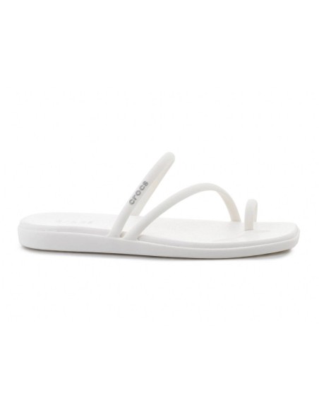 CROCS MIAMI TOE LOOP SANDAL IN CHALK 2098620WV