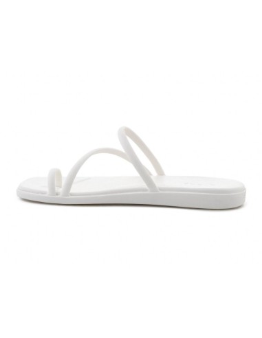CROCS MIAMI TOE LOOP SANDAL IN CHALK 2098620WV