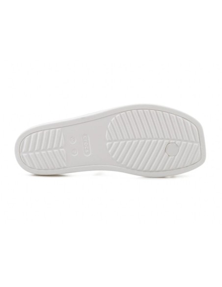 CROCS MIAMI TOE LOOP SANDAL IN CHALK 2098620WV