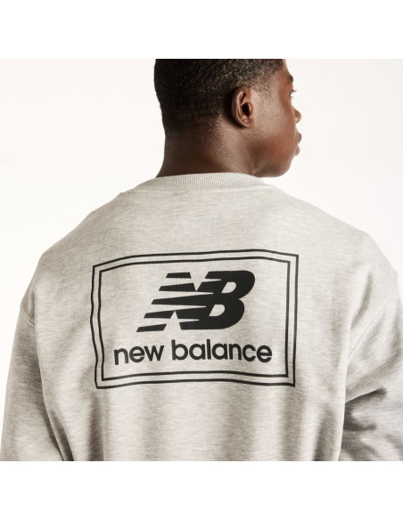 New Balance Woven Label Crew MT6175T5AGM