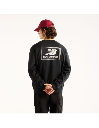 New Balance Woven Label Crew MT6175T5BK