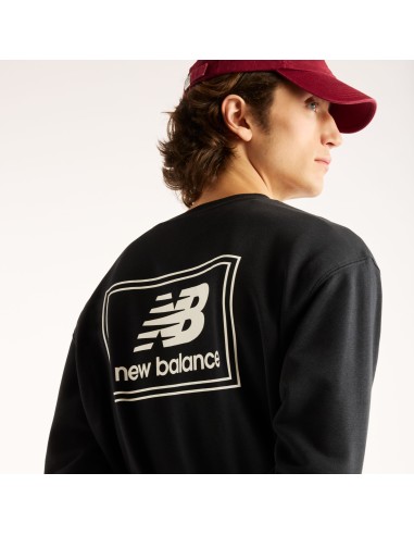 New Balance Woven Label Crew MT6175T5BK