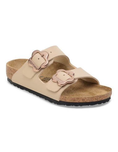 Birkenstock ARIZONA FLOWER BUCKLE KIDS 1030439 SANDCASTLE flipflops standard width