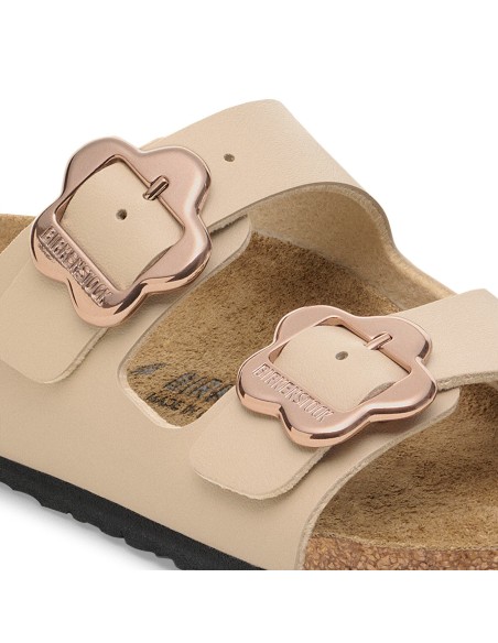 Birkenstock ARIZONA FLOWER BUCKLE KIDS 1030439 SANDCASTLE flipflops standard width