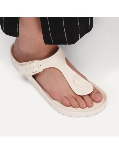 Birkenstock women's GIZEH EVA 1031278 EGGSHELL flipflops standard width