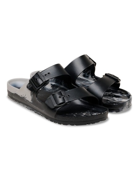Birkenstock Men's ARIZONA EVA Slides 1032110 STONE COINBLACKMULTI Standard Width