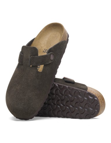Birkenstock Boston Suede Mocha 60901 MBS