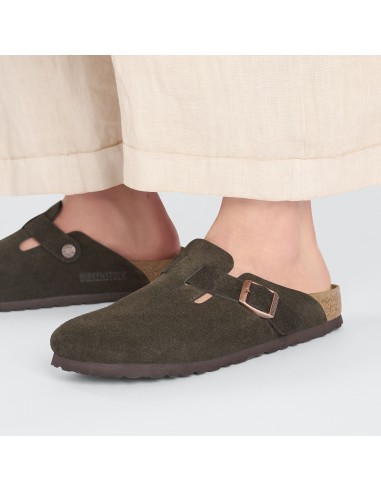 Birkenstock Boston Suede Mocha 60901 MBS