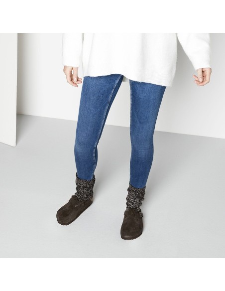 Birkenstock Boston Suede Mocha 60901 MBS