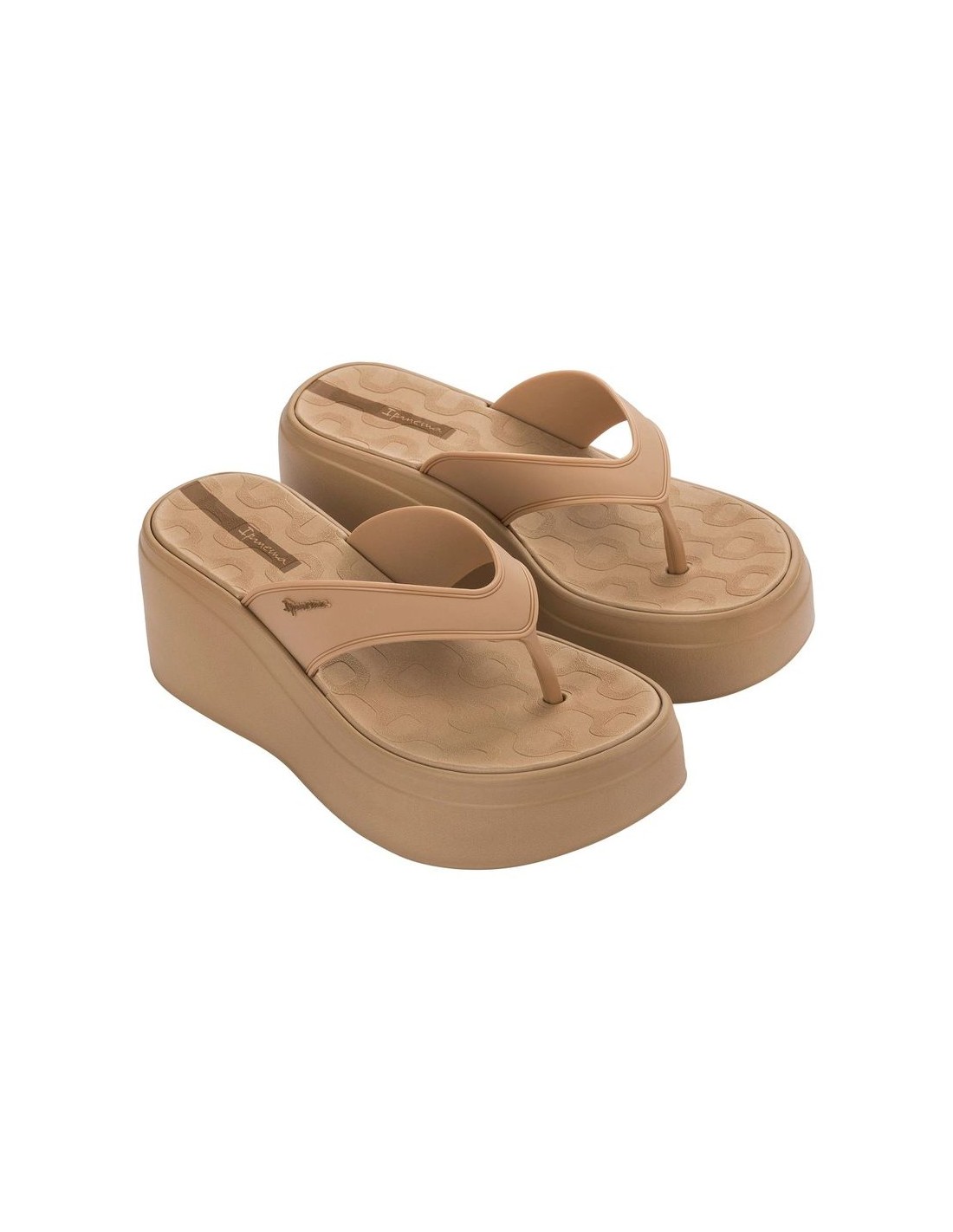 Ipanema shoes women's flipflops Solaris platform beige