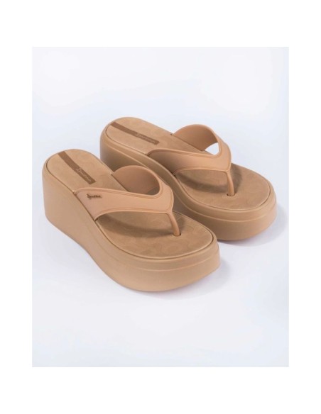 Ipanema shoes women's flipflops Solaris platform beige