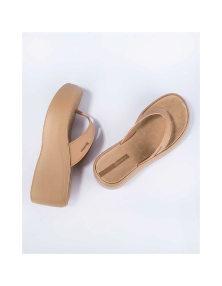 Ipanema shoes women's flipflops Solaris platform beige