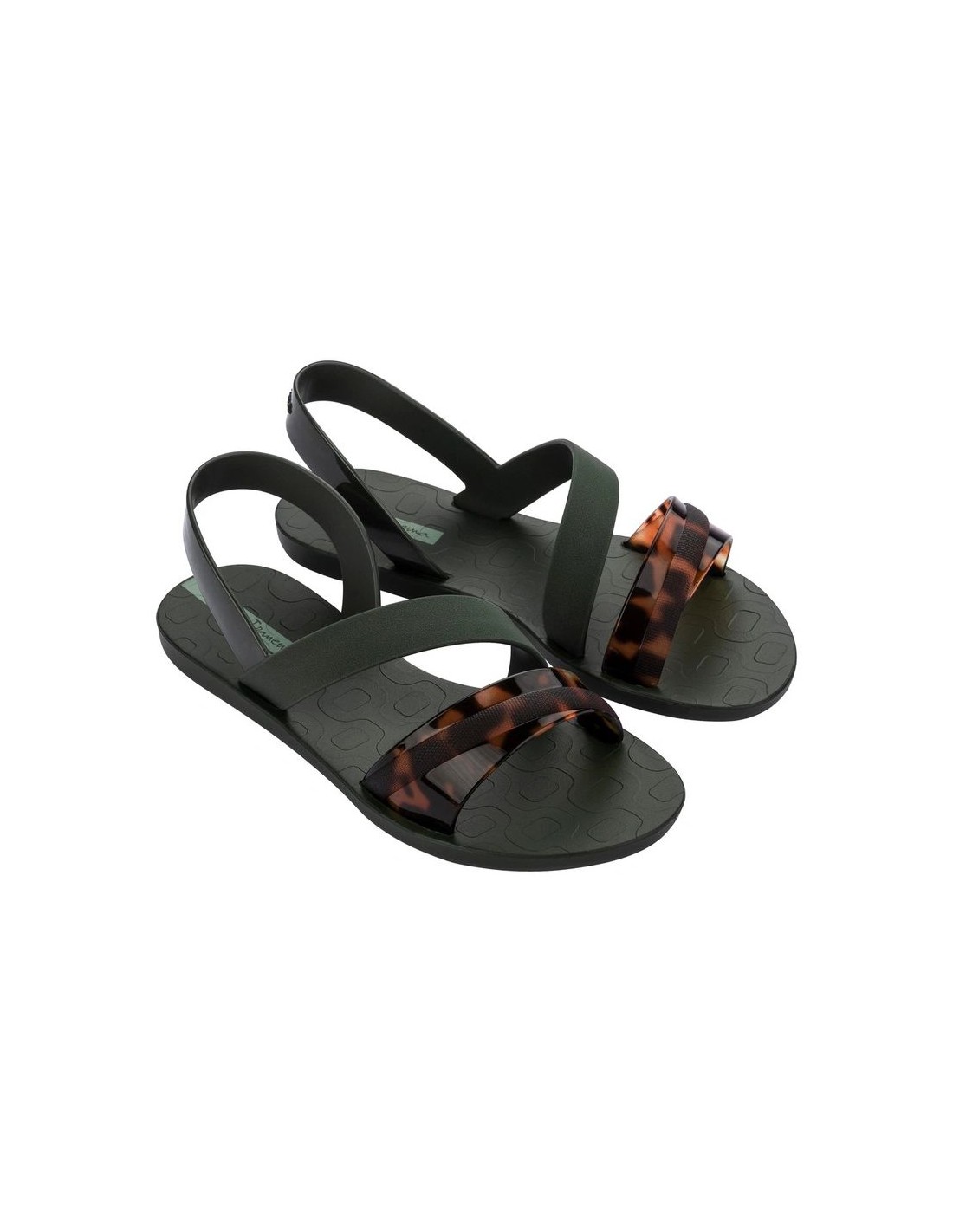 Ipanema Vibrant women's sandals shoes fashionable and comfortable green